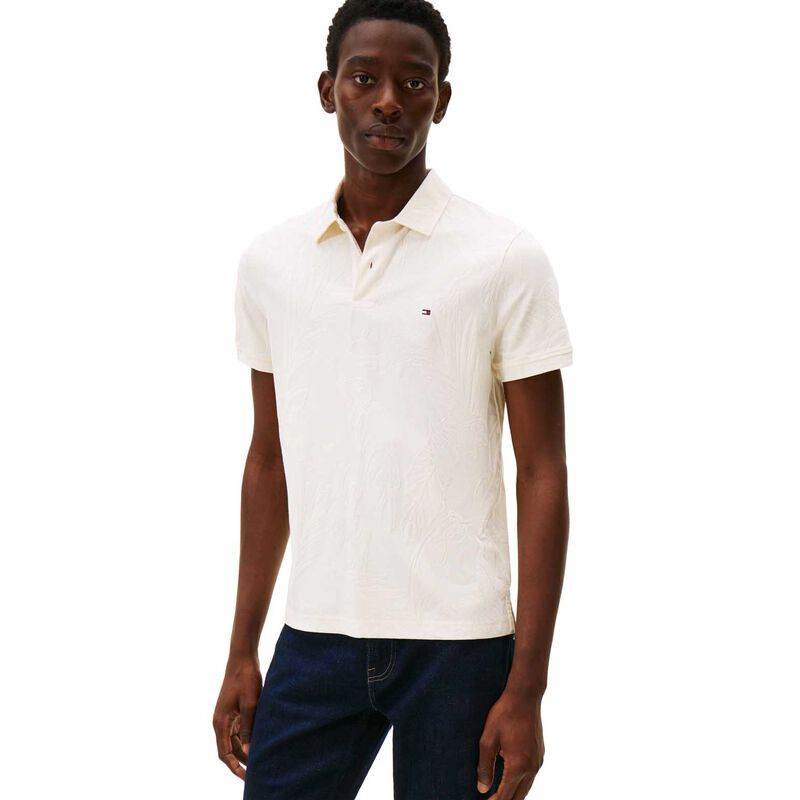 Tommy Hilfiger Floral Jacquard Polo image number 0